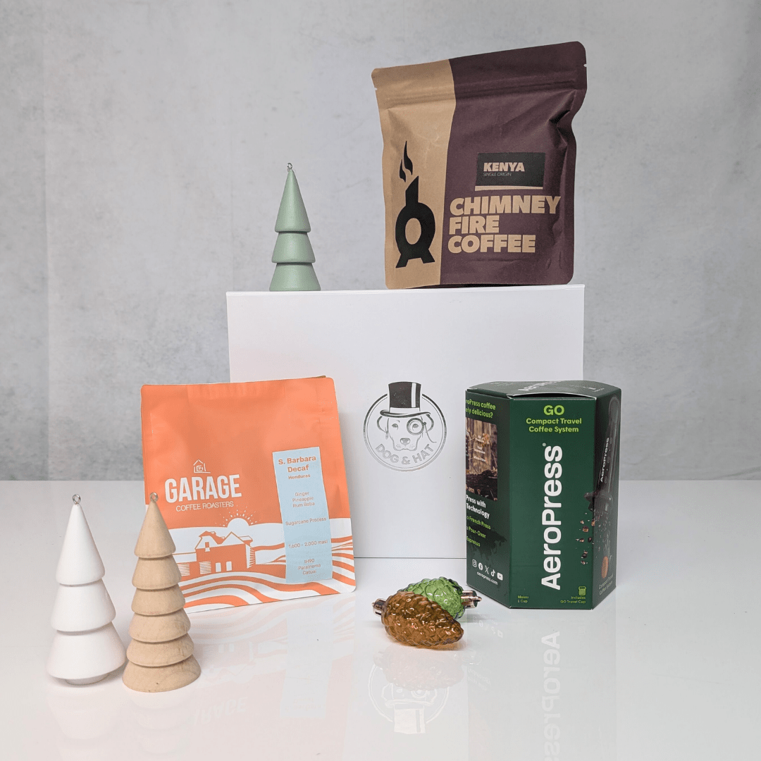 AeroPress Go Christmas Gift Box - Dog & Hat Coffee