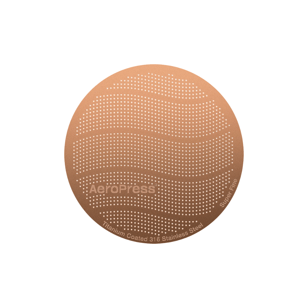 AeroPress Gold Tone Super Fine Filter - Standard - Dog & Hat Coffee
