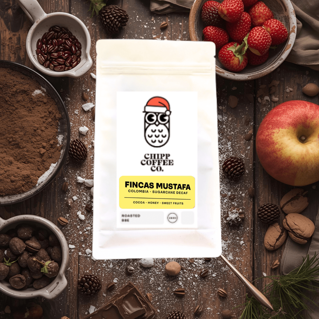 Chipp Coffee - Fincas Mustafa - Colombia (DECAF) - Dog & Hat Coffee