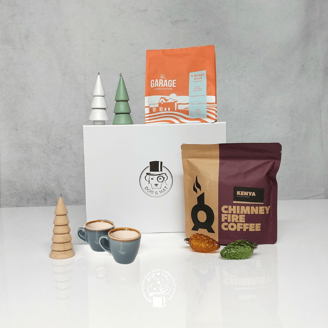 Coffee and Cup Espresso Gift Box - Dog & Hat Coffee