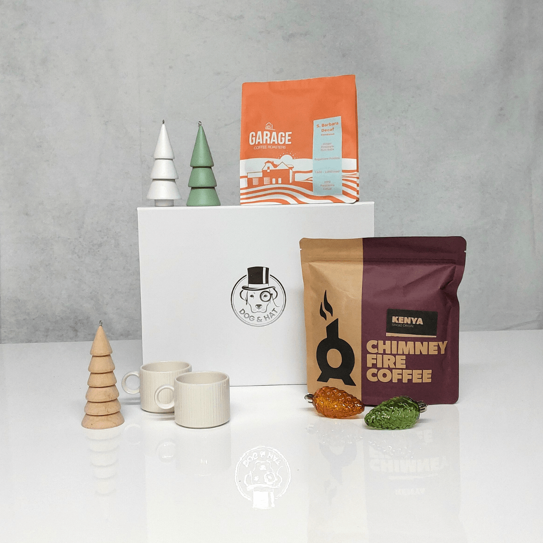 Coffee and Cup Espresso Gift Box - Dog & Hat Coffee