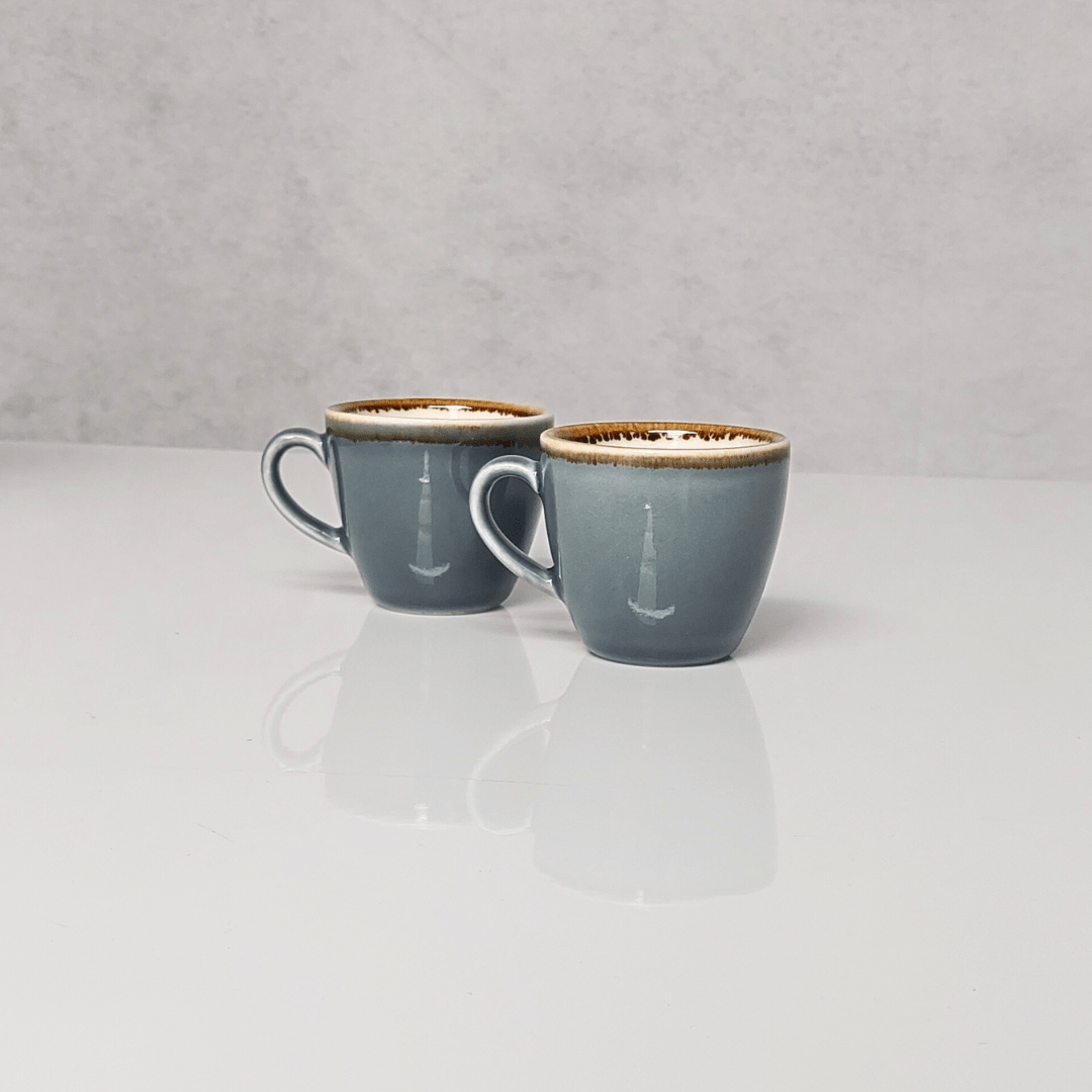 Espresso Cups (pair) - Dog & Hat Coffee