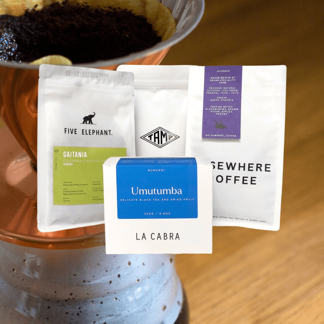 FILTER Subscription 4x 250g Coffees Monthly (FREE DELIVERY) - Dog & Hat Coffee