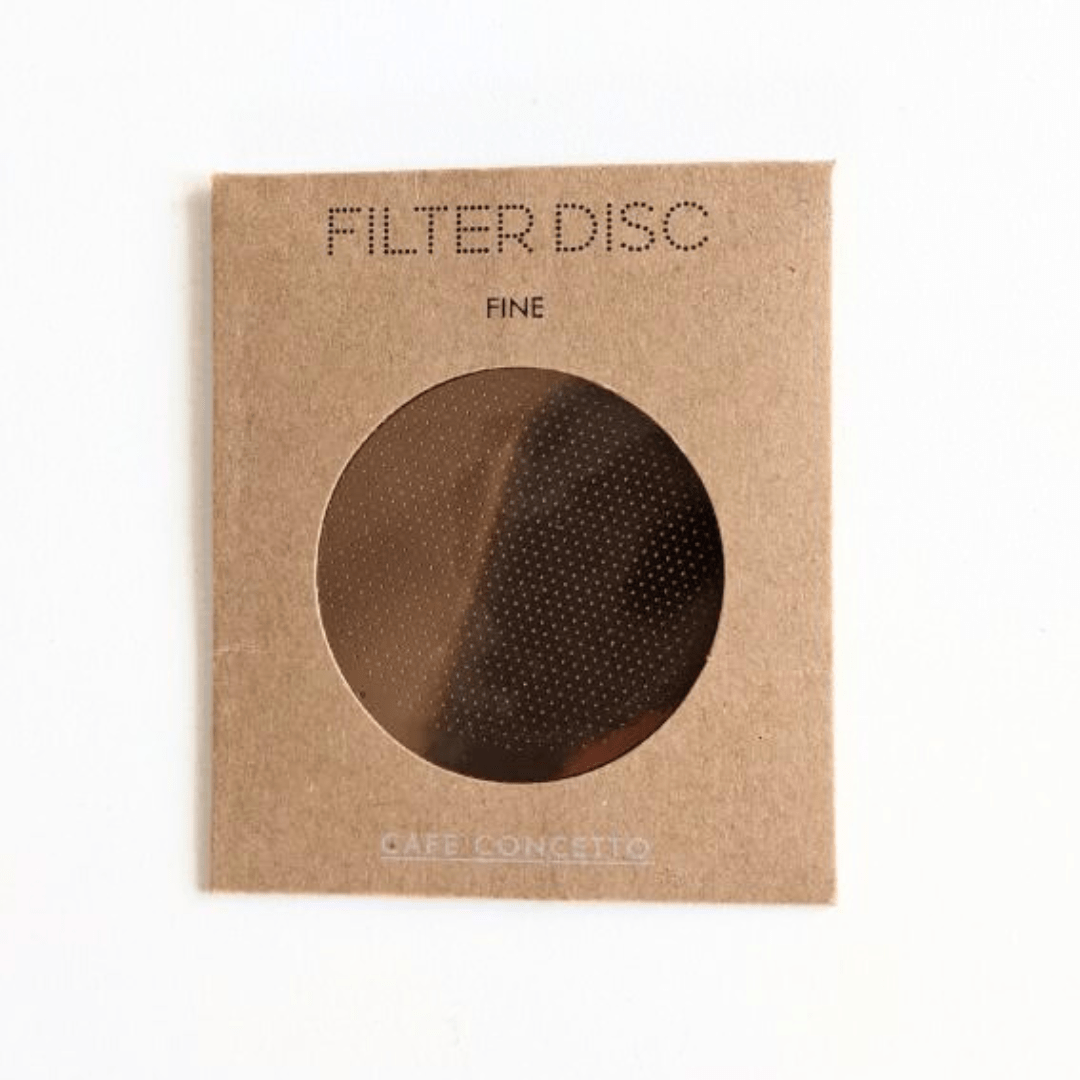 Fine Metal Filter for AeroPress by Cafe Concetto - Dog & Hat Coffee