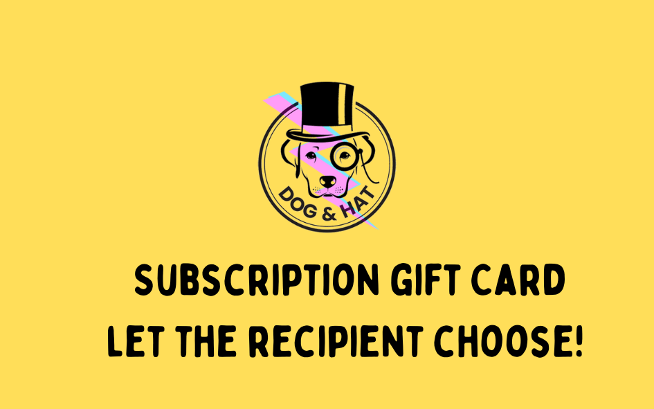 Gift Subscription Card - Dog & Hat Coffee