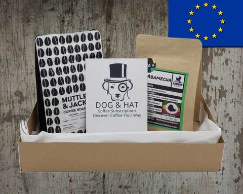 Gift 3 Months of 2x 250g ASSORTED Coffees (EUROPE DELIVERY) - Dog & Hat Coffee