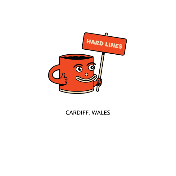 Hard Lines - Dog & Hat Coffee