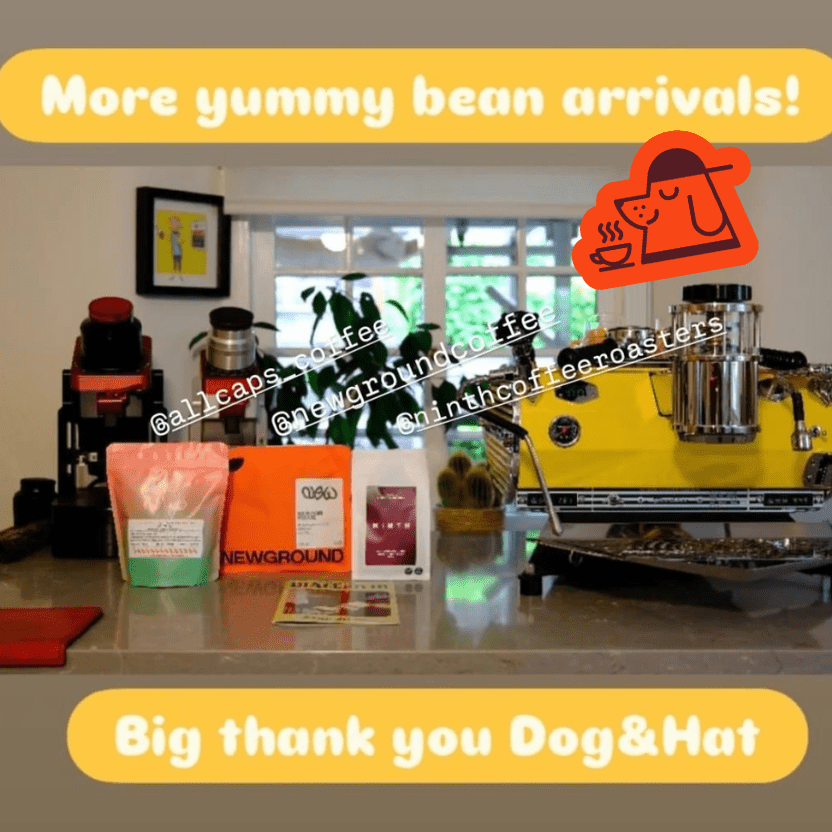 2x ASSORTED & 1x DECAF Subscription 3x 250g Coffees Monthly (FREE DELIVERY) - Dog & Hat Coffee Club