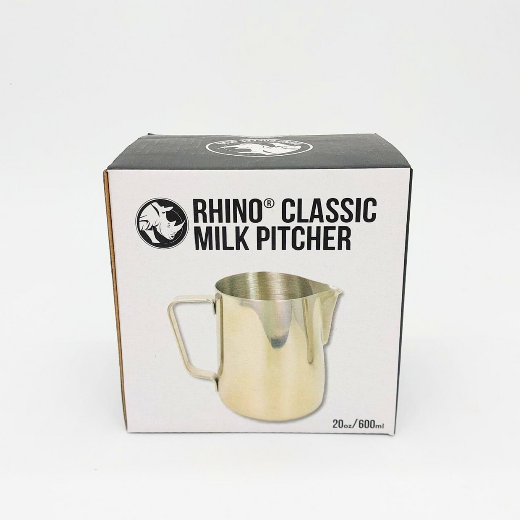 Milk Frothing Pitcher 20oz 600ml, Stainless Steel Espresso Steaming Pitcher