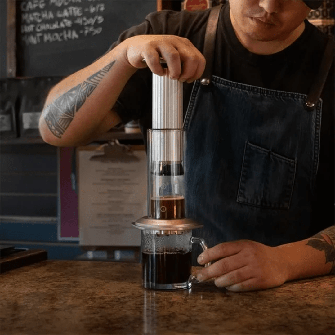 AeroPress Gold Tone Super Fine Filter - Standard - Dog & Hat Coffee