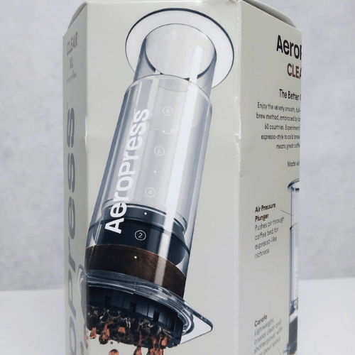AeroPress XL Clear and a FREE bag of coffee! (Dinted box) - Dog & Hat Coffee