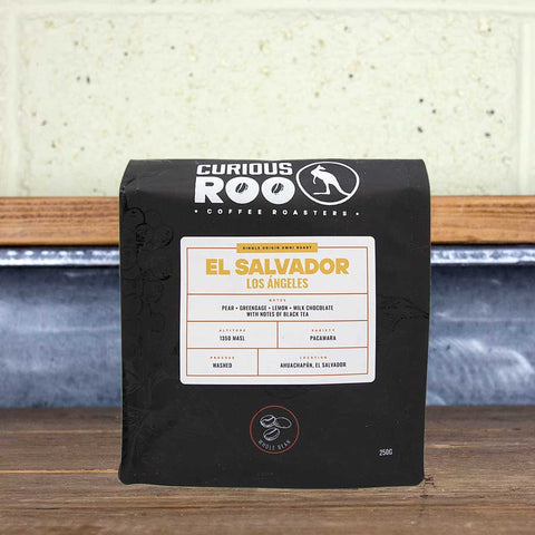 Curious Roo Coffee Roasters London El Salvador Washed Coffee on UK Best Coffee Subscription