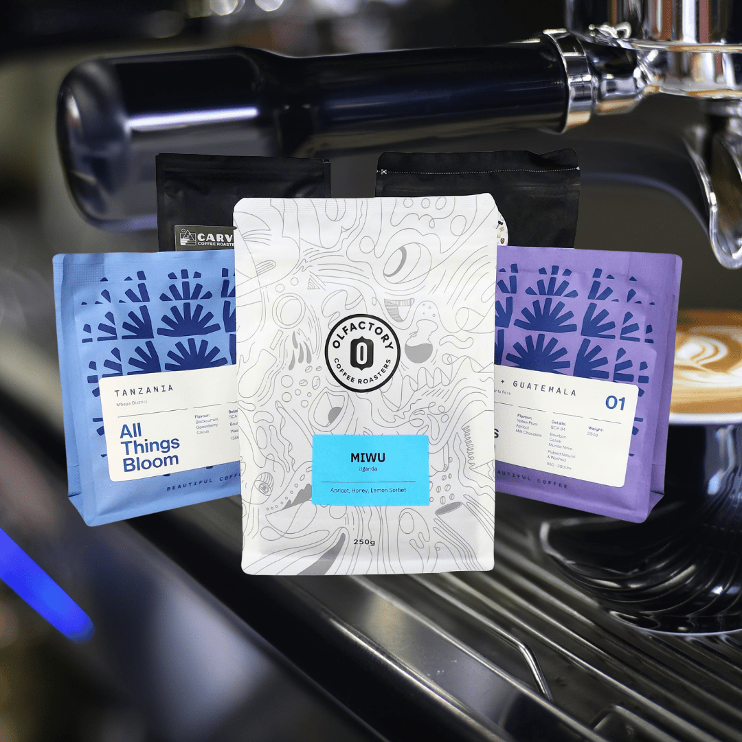 ESPRESSO Subscription 5x 250g Coffees Monthly (FREE DELIVERY) - Dog & Hat Coffee