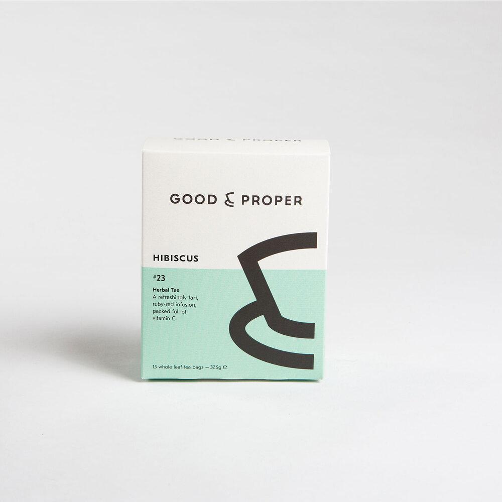Good and Proper Tea - Hibiscus Tea Bags - Dog & Hat Coffee