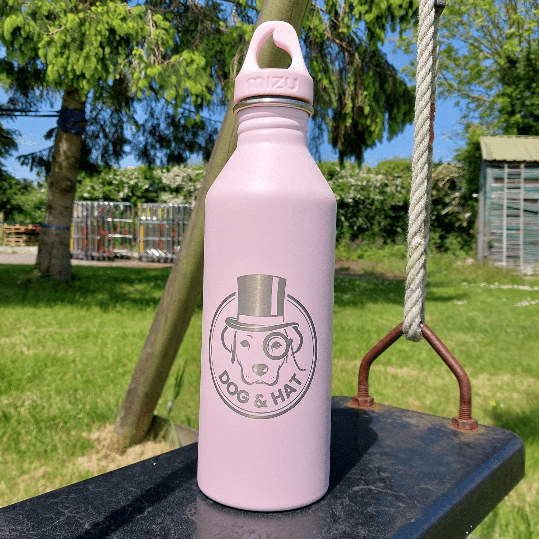 Mizu Dog and Hat Water bottles - Dog & Hat Coffee