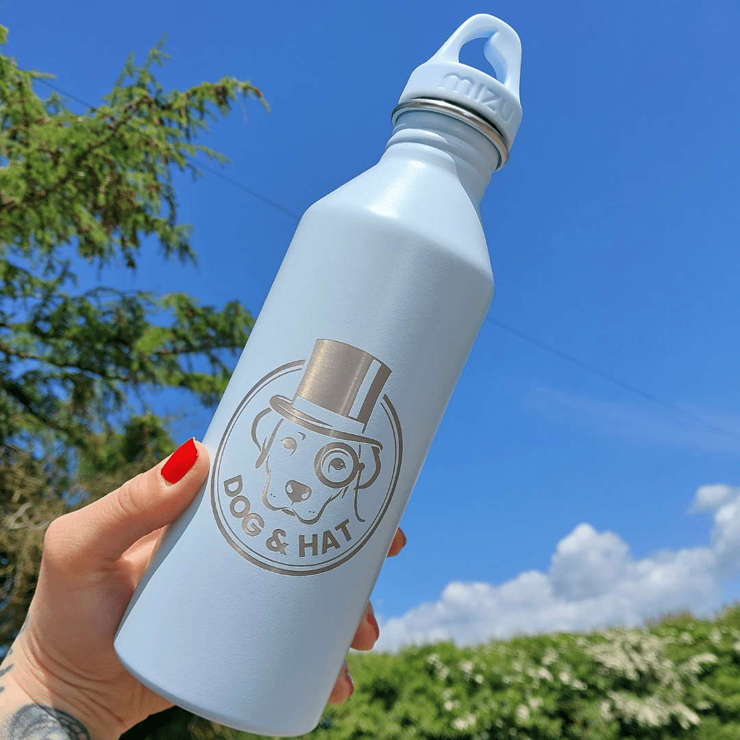 Mizu Dog and Hat Water bottles - Dog & Hat Coffee