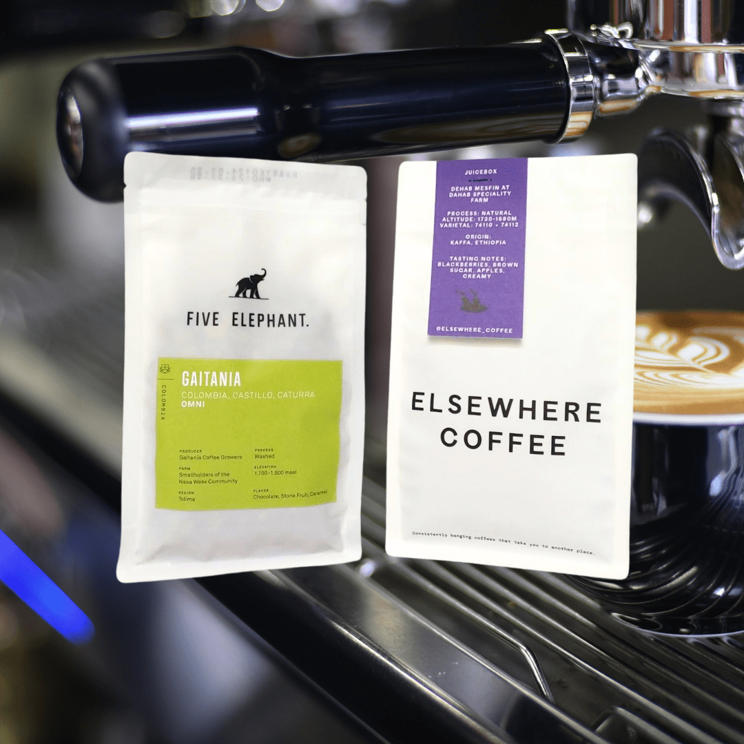 One Time Gift Box 2x ESPRESSO Coffees (FREE DELIVERY) - Dog & Hat Coffee