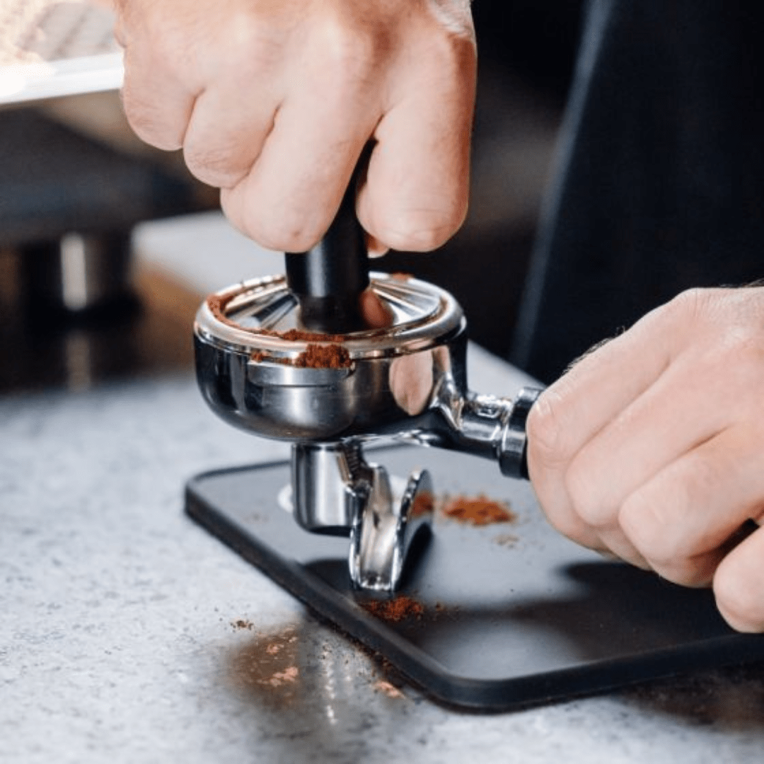 Rhino Classic Bench Tamper Mat - Dog & Hat Coffee Club