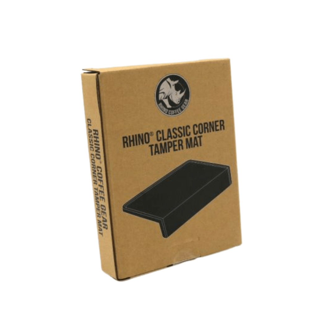 Rhino Classic Corner Tamper Mat - Dog & Hat Coffee Club