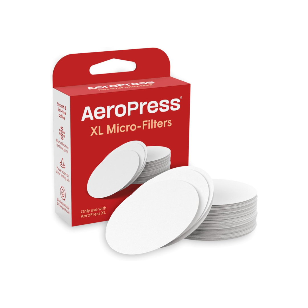 AeroPress XL micro filters, dog and hat