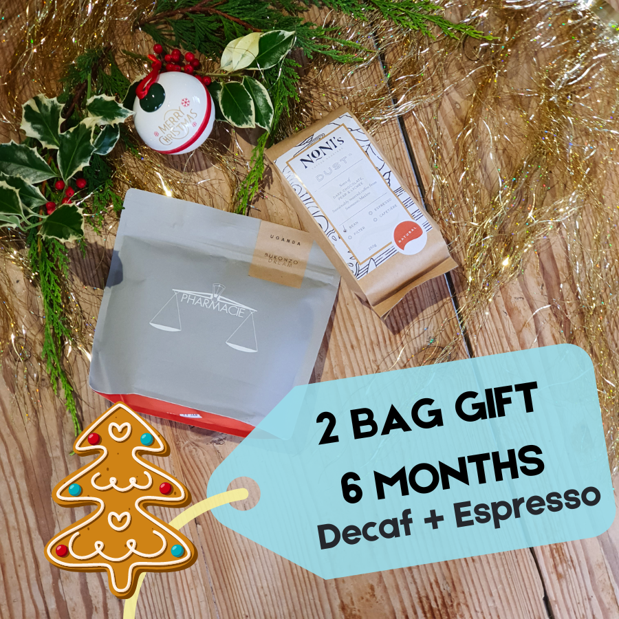 The Best 2 Bag Decaf Decaffeinated Gift Coffee Subscription in the UK