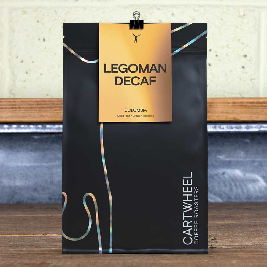 Cartwheel Coffee Roasters Nottingham Colombia Decaf on UK Best Coffee Subscription