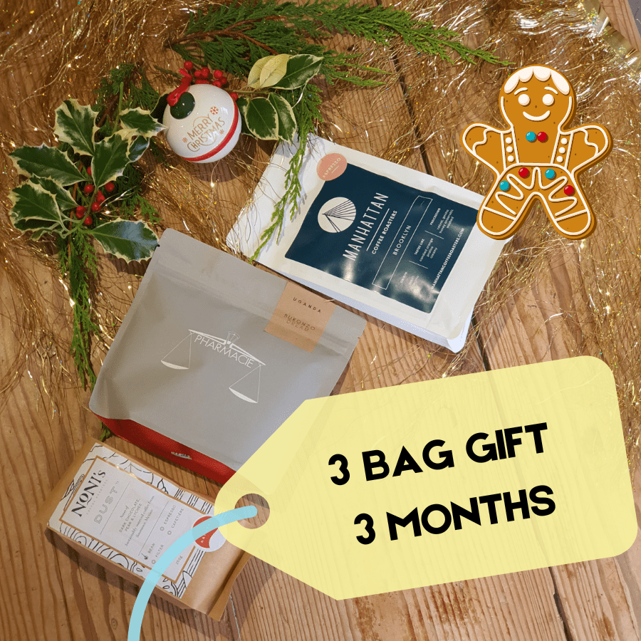 Gift 3 Months of 3x 250g ASSORTED Coffees (FREE DELIVERY) - Dog & Hat Coffee