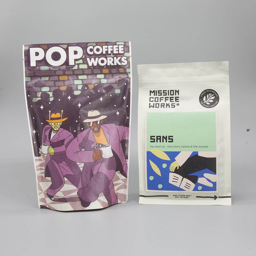 NO NATURAL ESPRESSO & DECAF Subscription 2x 250g Coffees Monthly (FREE DELIVERY) - Dog & Hat Coffee